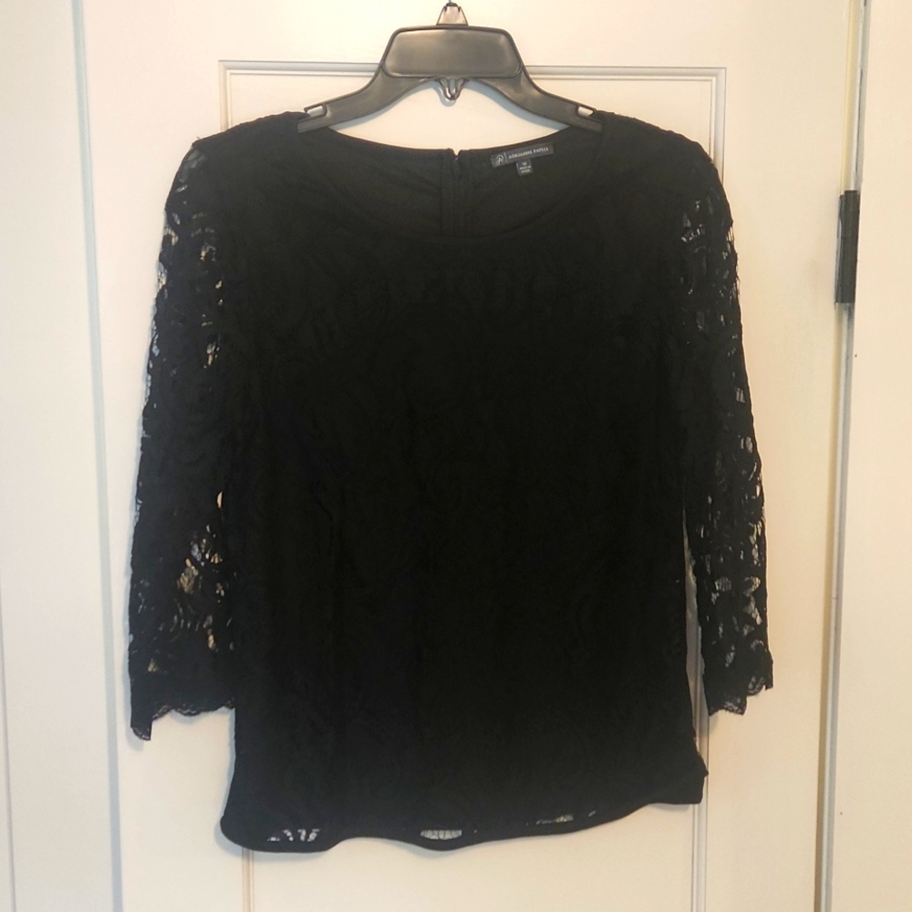 Adrianna Pappell lace shirt